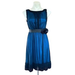 Moulinette Soeurs layered tulle dress w/ribbon rosettes & lace. So Romantic!